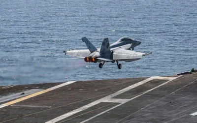 US strikes Iranian military site
